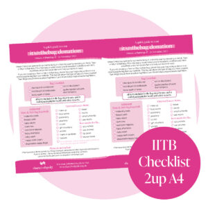 IITB - 2 checklists