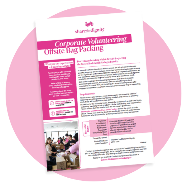 Corporate Volunteering - Bag Packing (Offsite)