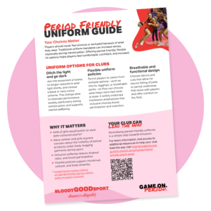 Period Friendly Uniform Guide