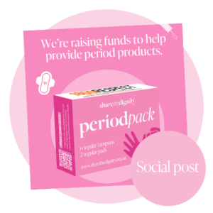 DVM HYOF Social Tile 'We're Raising' Period Products