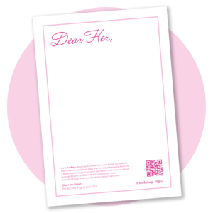 Dear Her Letter A4