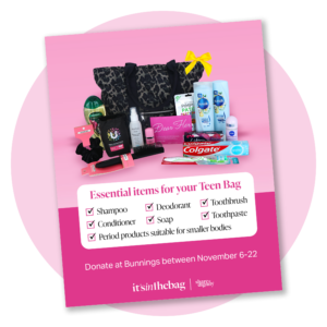 IITB Social Media Tile - Teen Bag Checklist