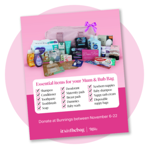 IITB Social Media Tile - Mum & Bub Bag Checklist